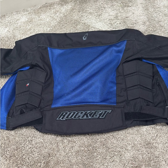 Joe Rocket Black and Blue Performance Jacket - Picture 1 of 5
